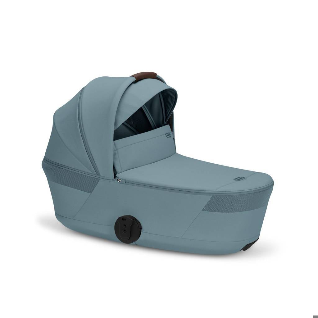 Cybex® Balios S Lux Stroller with Fold Cot 2-in-1 Stormy Blue (Taupe Frame)