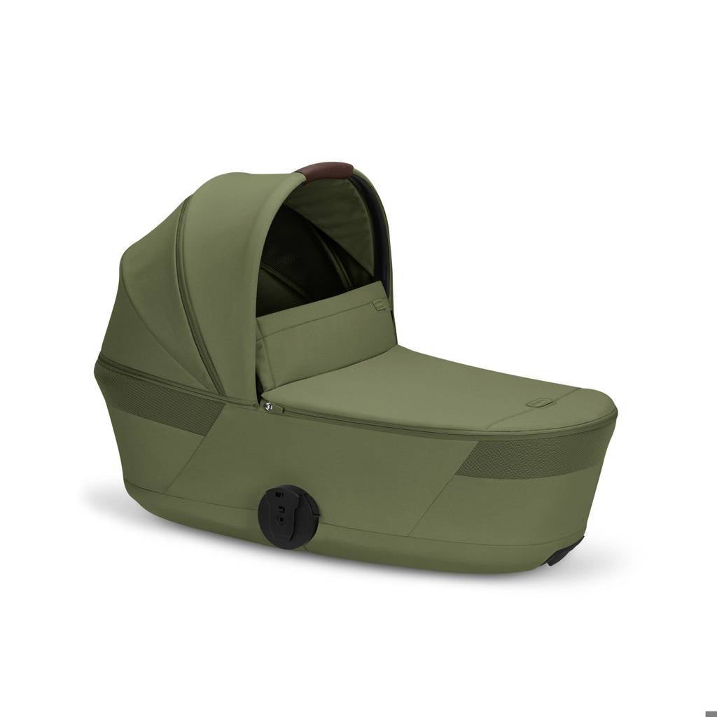 Cybex® Balios S Lux Stroller with Fold Cot 2-in-1 Moss Green (Taupe Frame)
