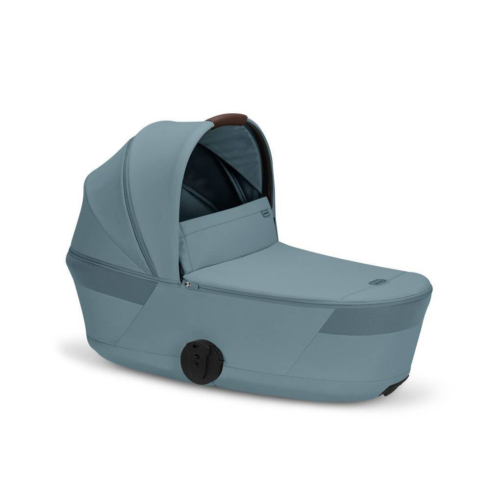 Cybex® Balios S Lux Stroller with Fold Cot 2-in-1 Stormy Blue (Taupe Frame)