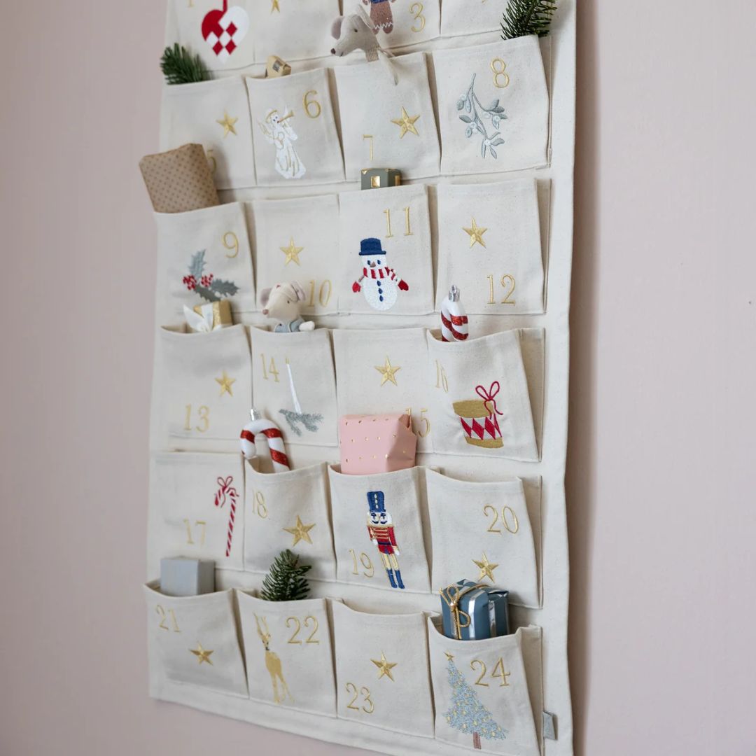 CamCam® Adventní kalendář GOTS Beige – slika 4