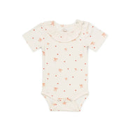 CamCam® Body mit kurzen Ärmeln Olivia GOTS Bows