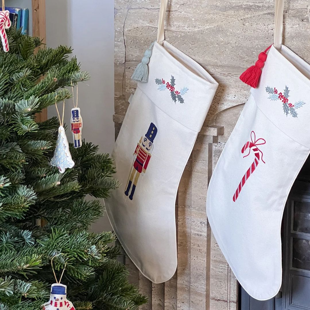 CamCam® Vánoční ponožka GOTS Nutcracker – slika 3