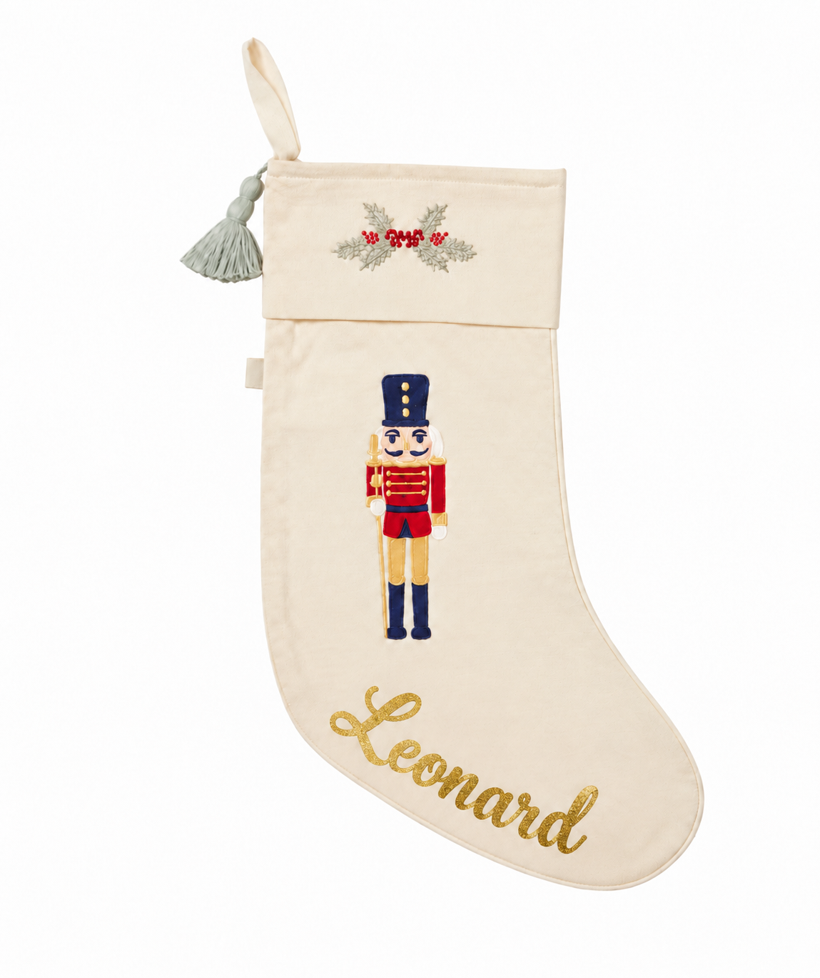 CamCam® Calza di Natale GOTS Nutcracker