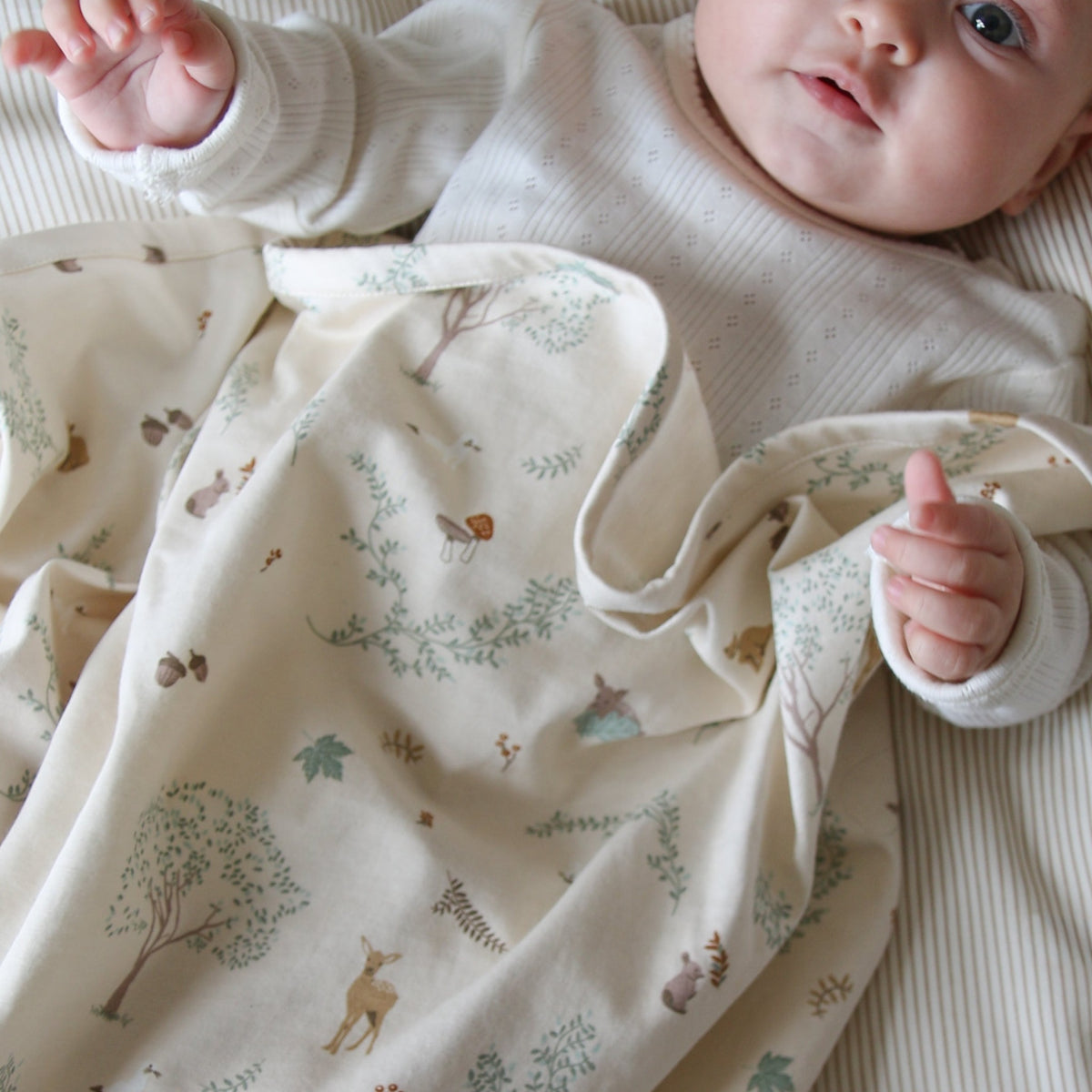 Cam Cam Copenhagen® Jersey Swaddle GOTS Woodland – slika 2