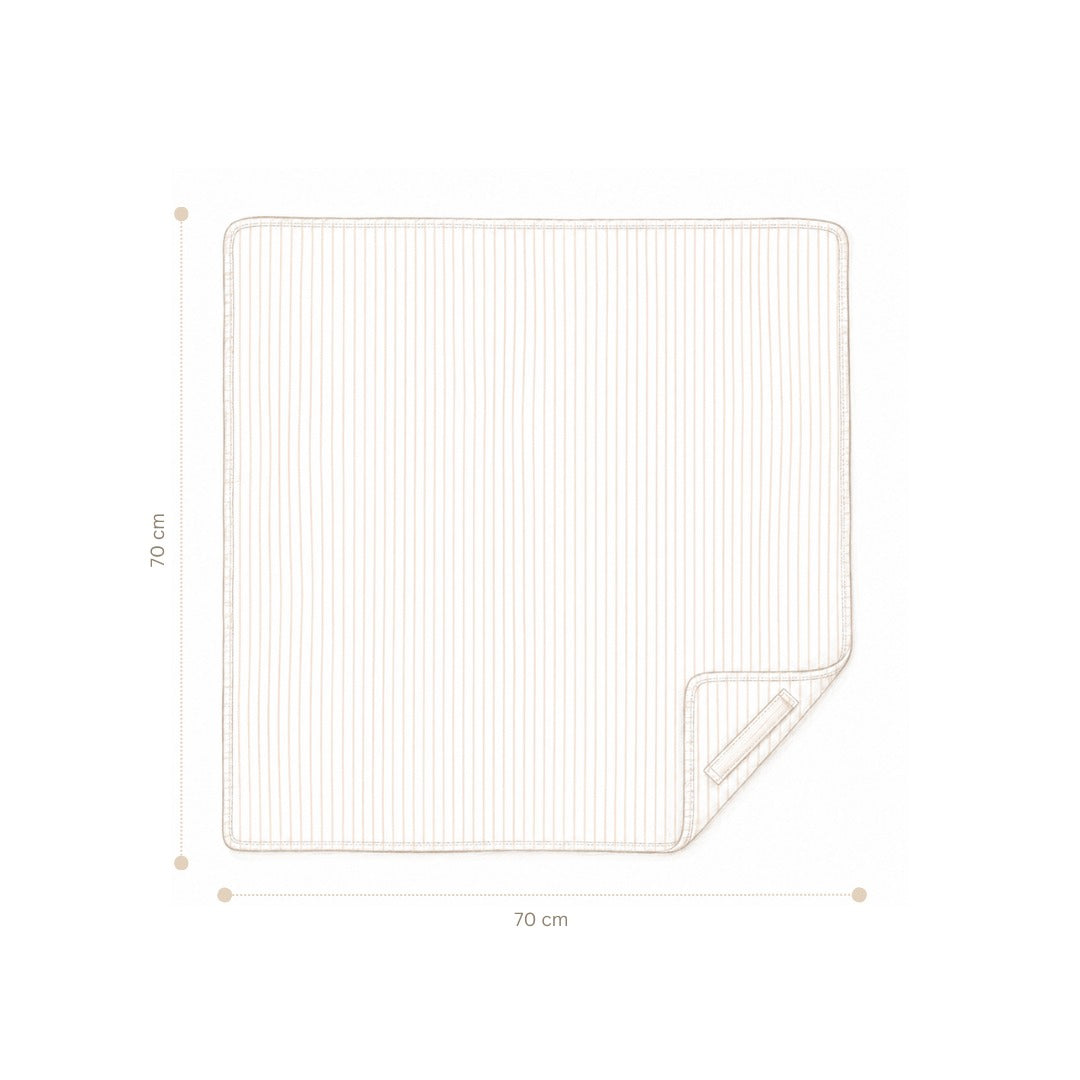 CamCam® Komplet 2 tetra pleničk 70x70 GOTS Woodland – slika 4