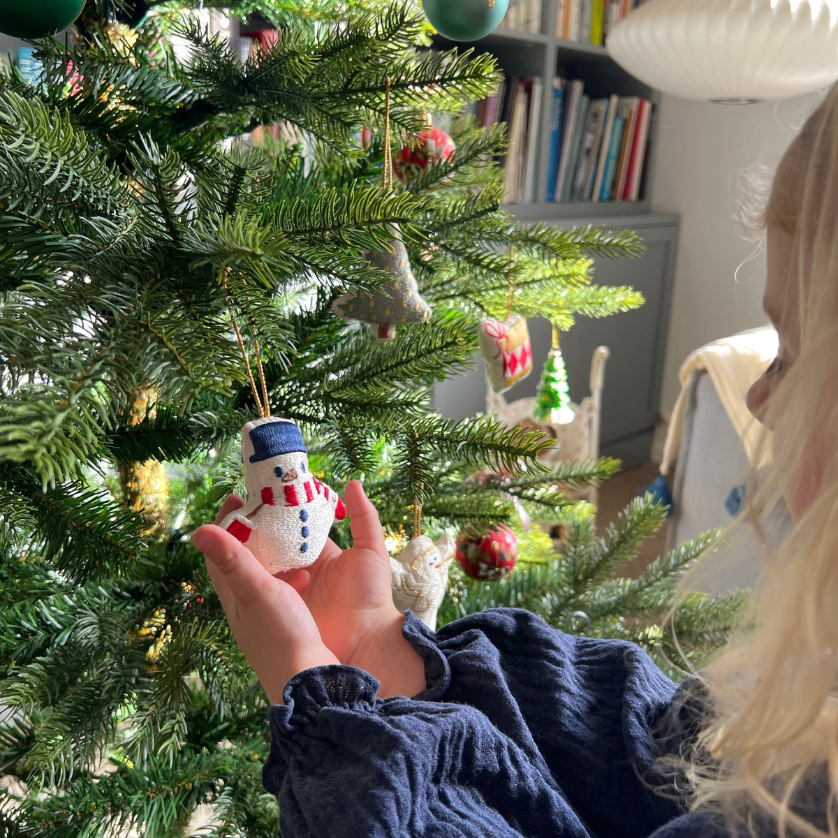 Cam Cam Copenhagen® Christmas Ornaments Set OCS Snowman – slika 2
