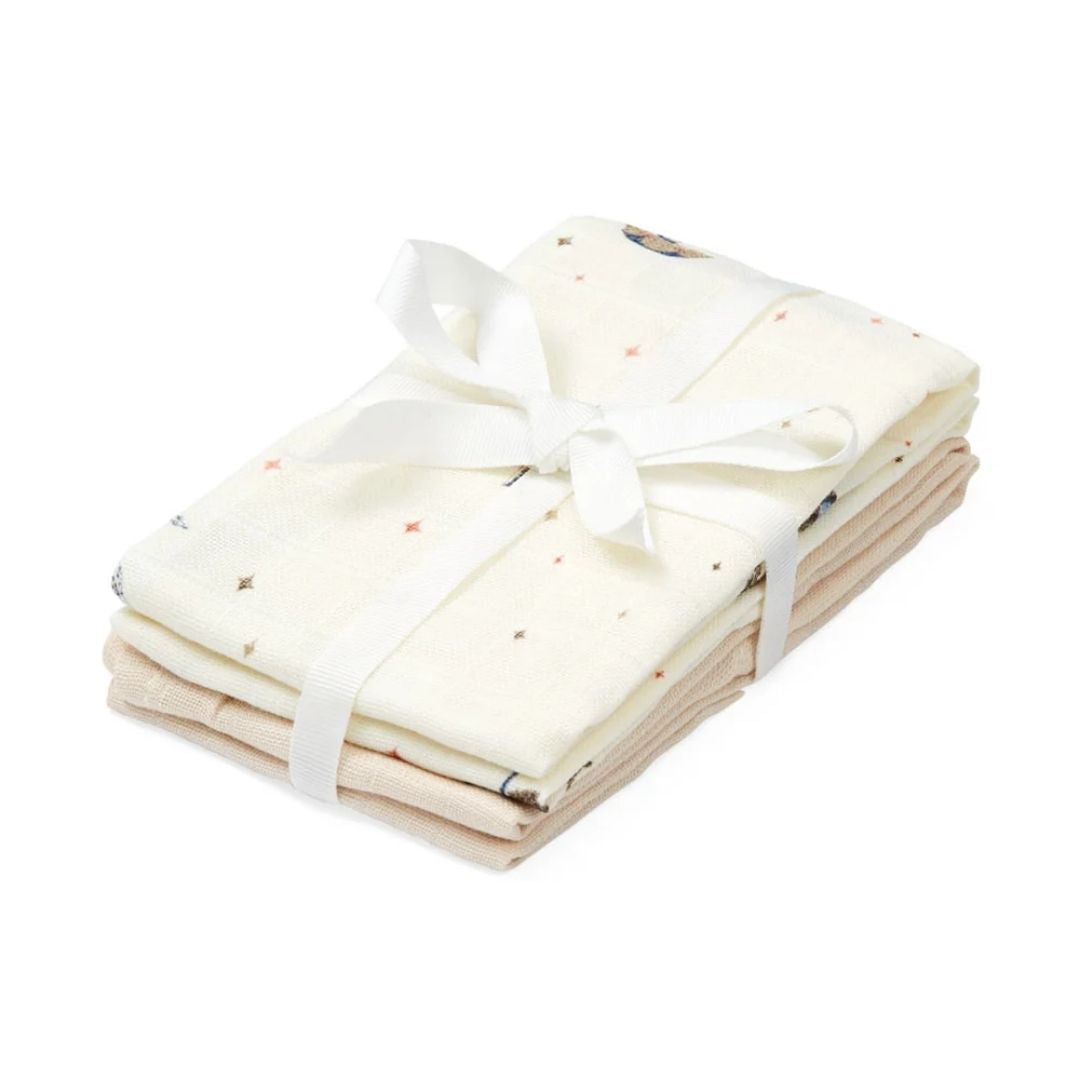 CamCam® Krpice za umvanje 30x30 GOTS Carousel 4 kosi – slika 3