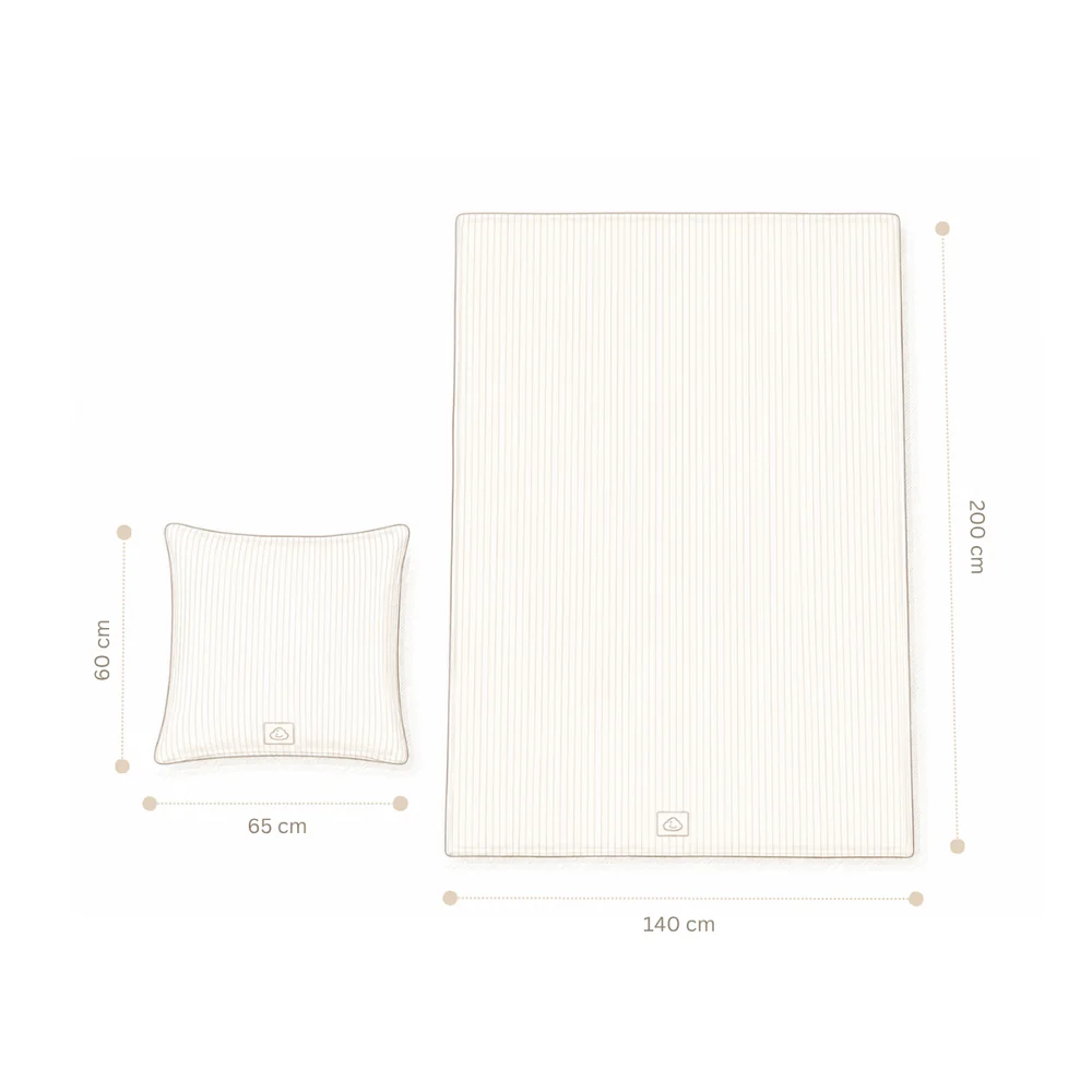 CamCam® Linge de lit GOTS Caprice 140x200 – slika 3