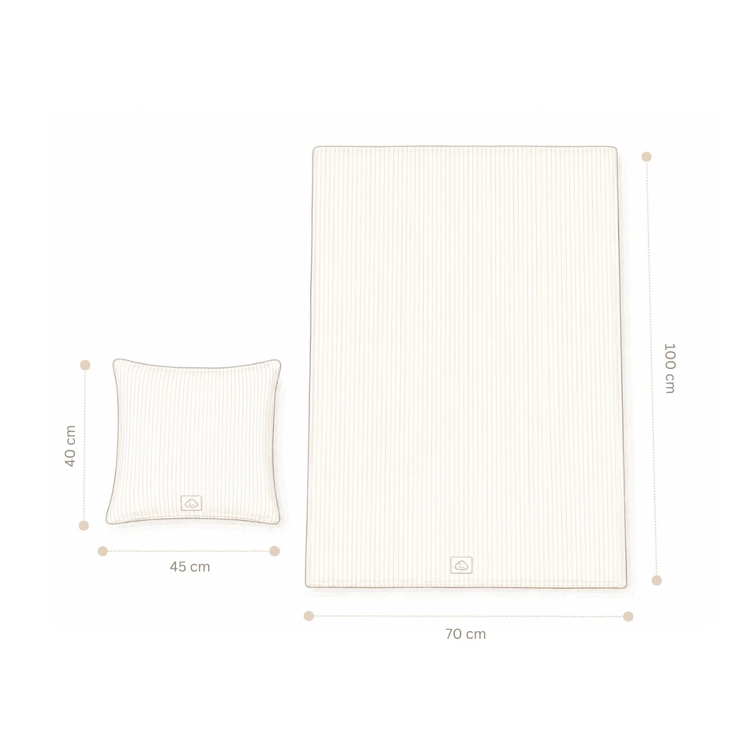 CamCam® Parure de lit GOTS Caprice 70x100 – slika 2
