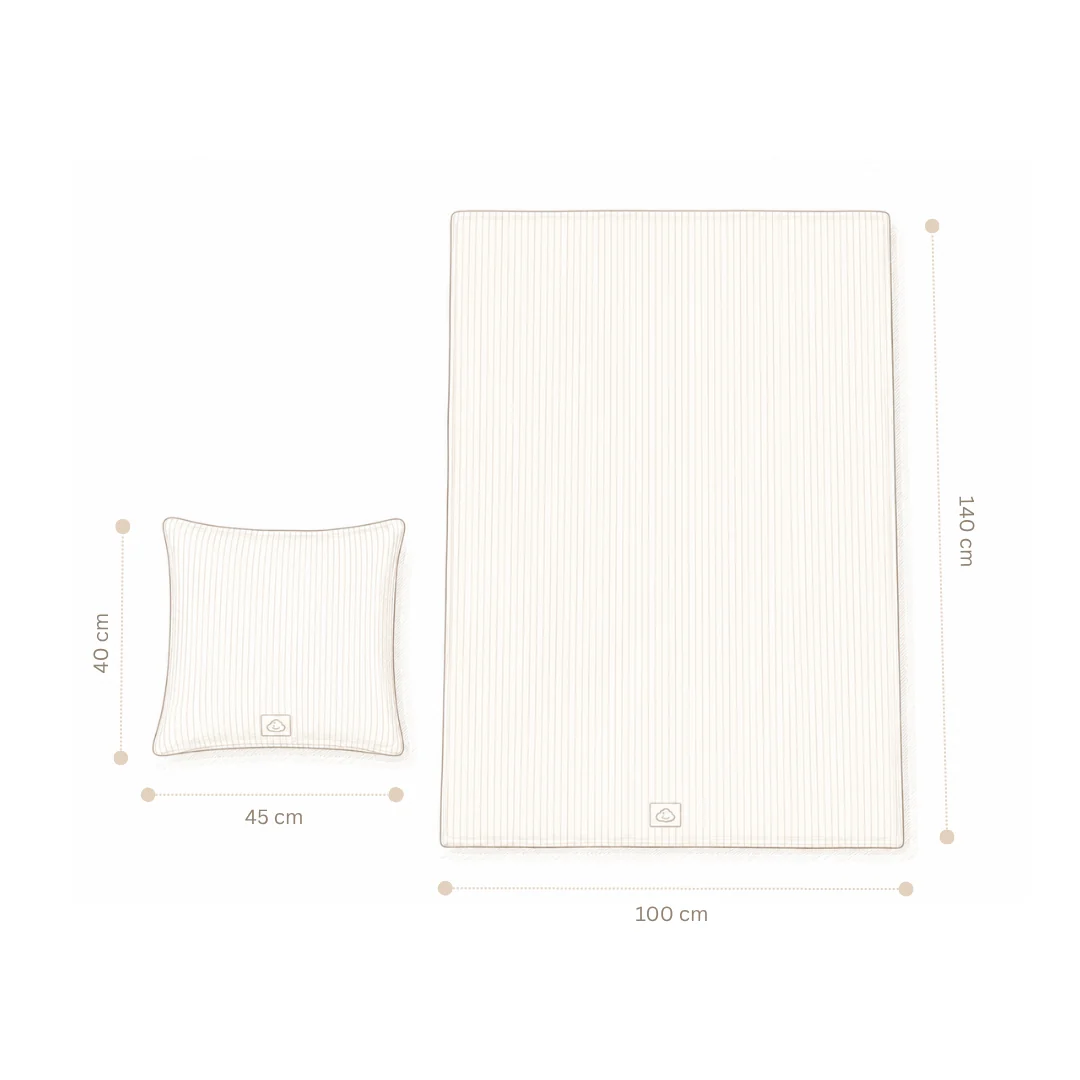 CamCam® Parure de lit Junior GOTS Caprice 100x140 – slika 2