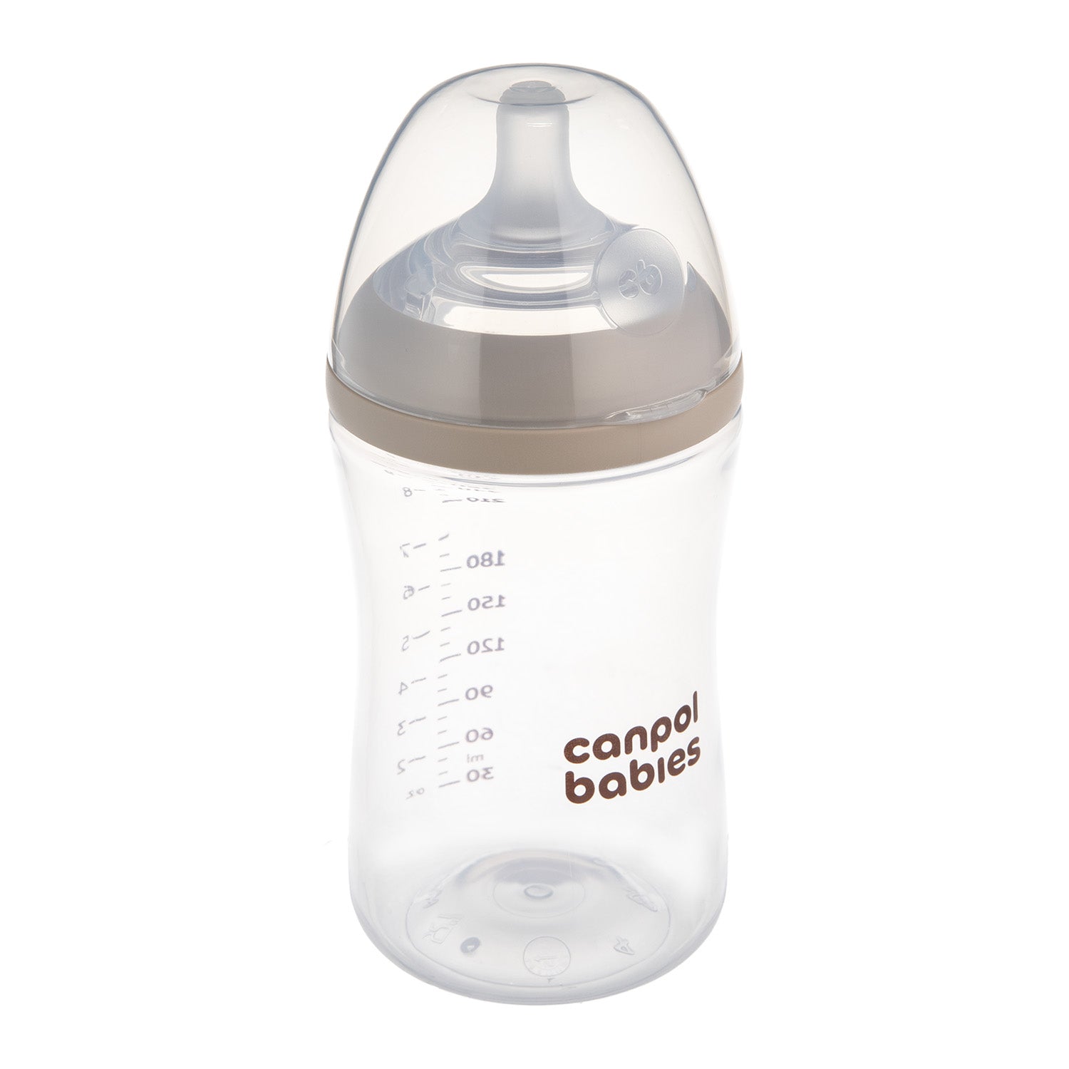 Canpol babies® Anti-colic bottle with dual-flow teat Natural Shape 260ml