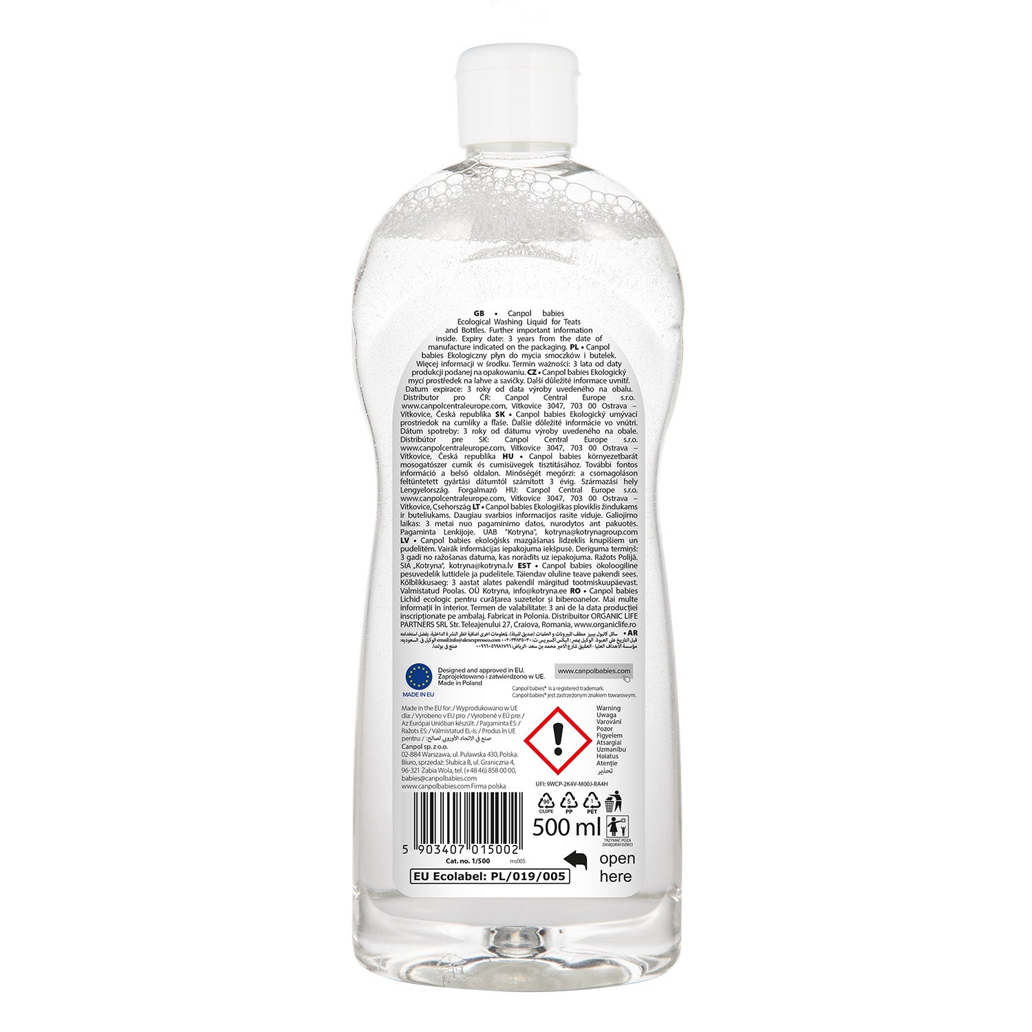 Canpol babies® Detergente ecologico per biberon e tettarelle 500 ml