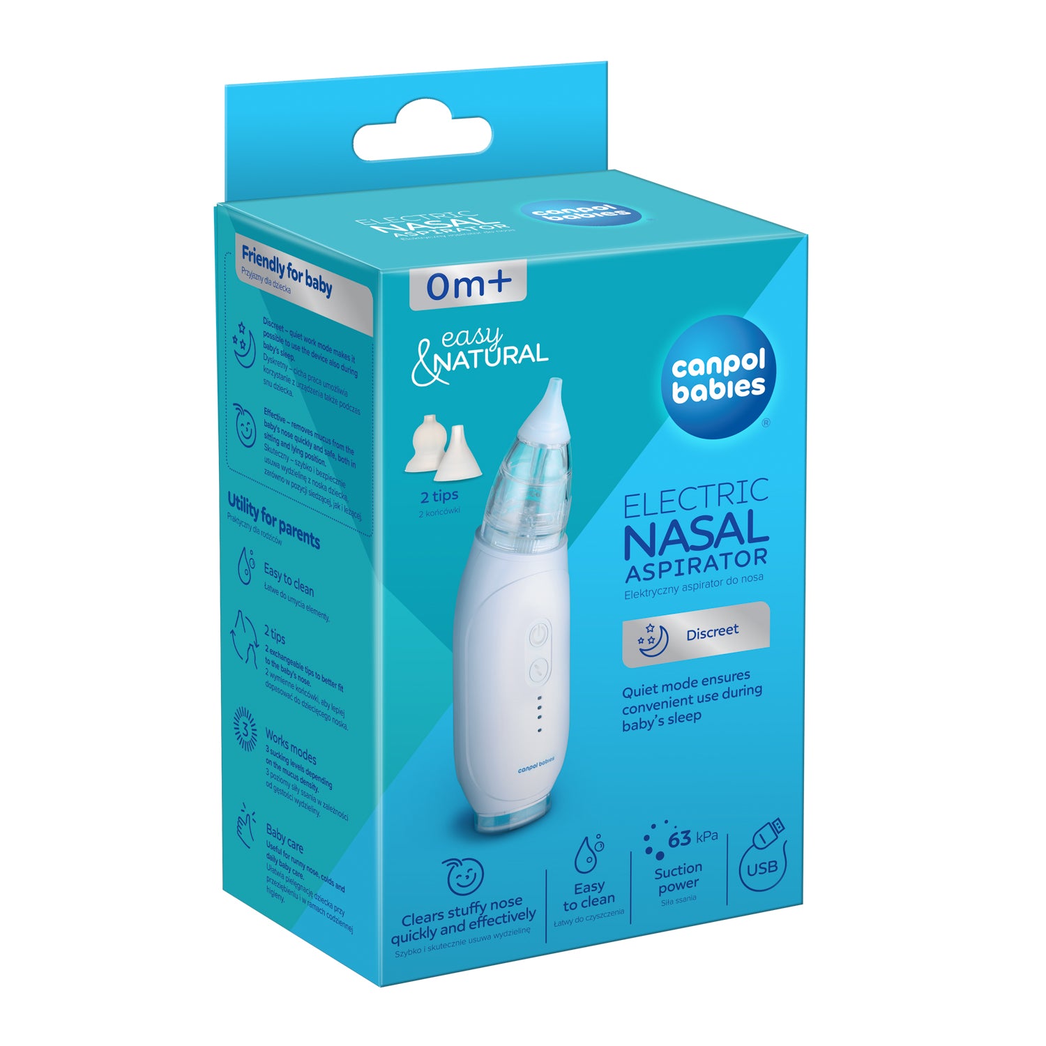 Canpol babies®  Aspiratore nasale elettrico (0+m)
