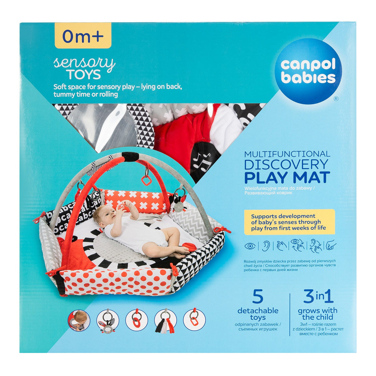 Canpol babies® Igralna podloga Sensory Toys – slika 14