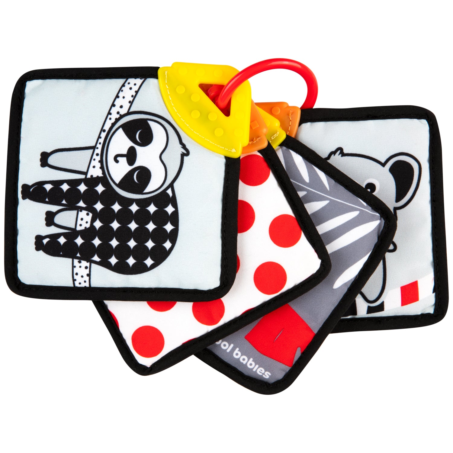Canpol babies® Soft contrast cards with teether BabiesBoo