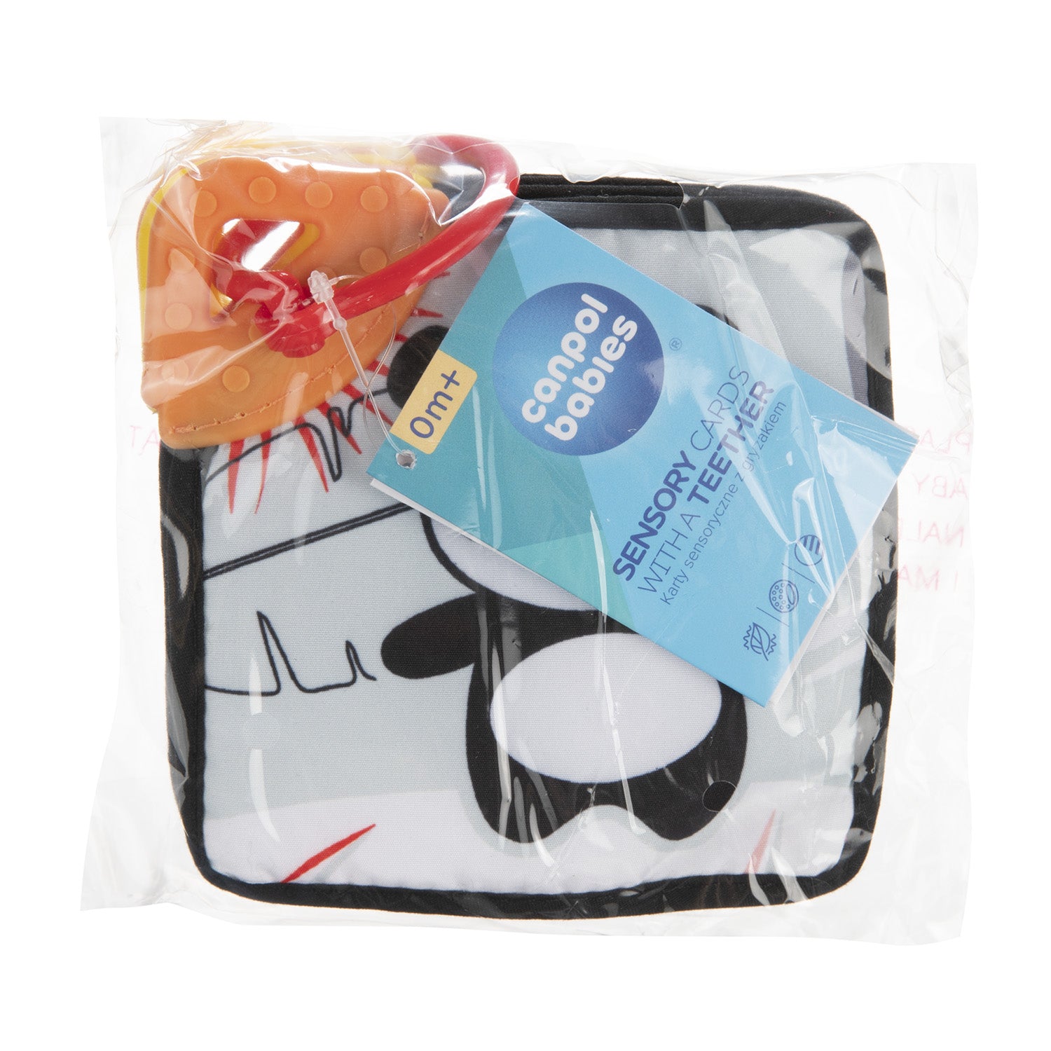 Canpol babies® Soft contrast cards with teether BabiesBoo