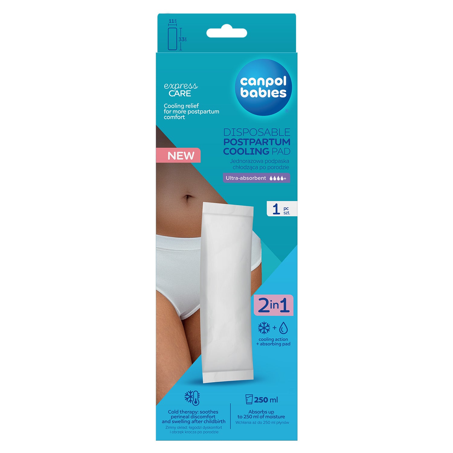 Canpol babies® Postpartum pad with cooling function 1 pc