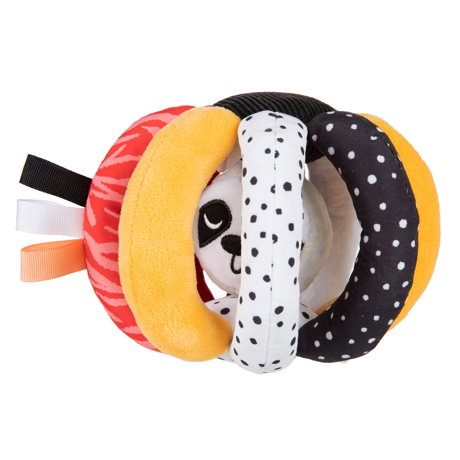 Canpol babies® Pallina morbida sensoriale con sonaglio e squittio BabiesBoo
