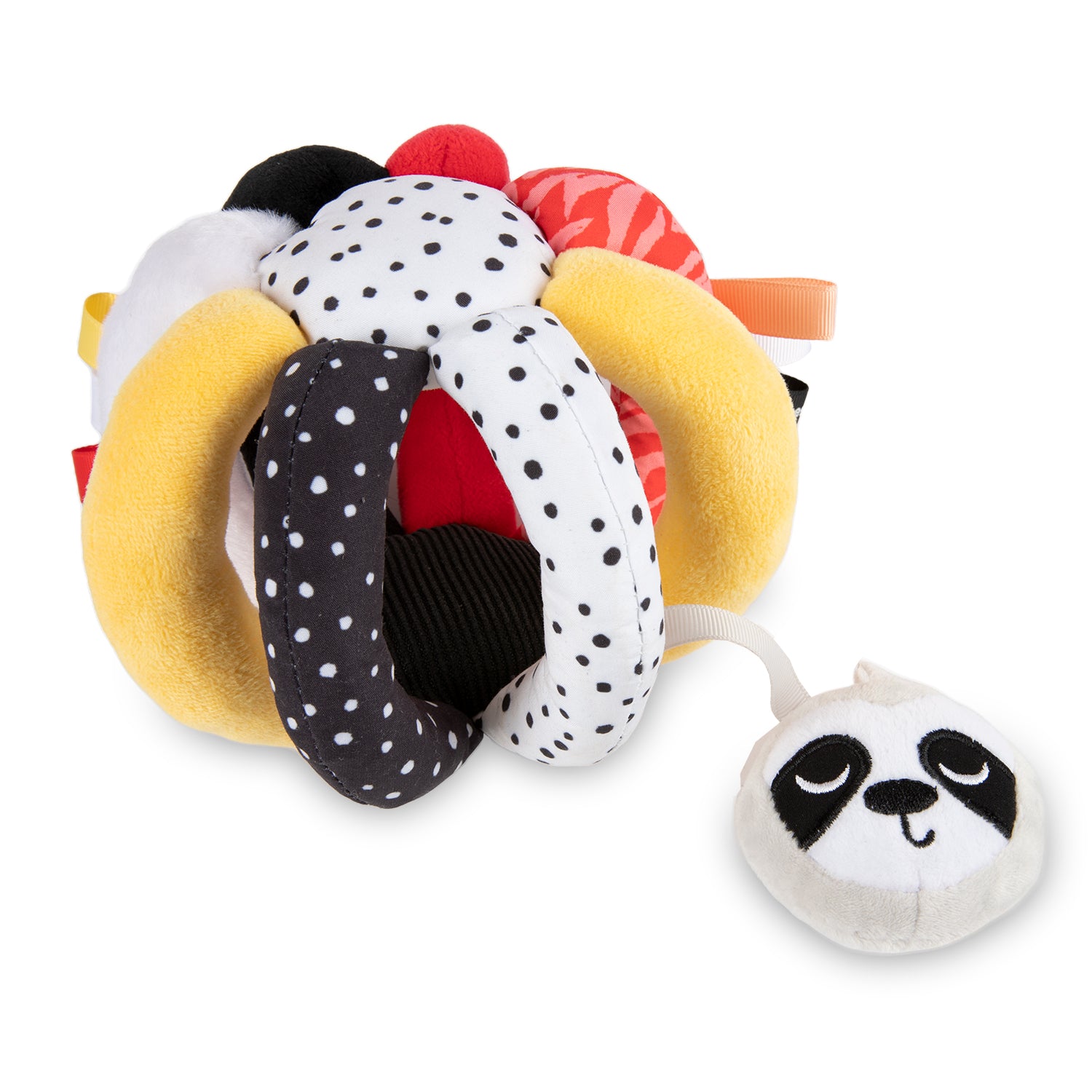Canpol babies® Pallina morbida sensoriale con sonaglio e squittio BabiesBoo