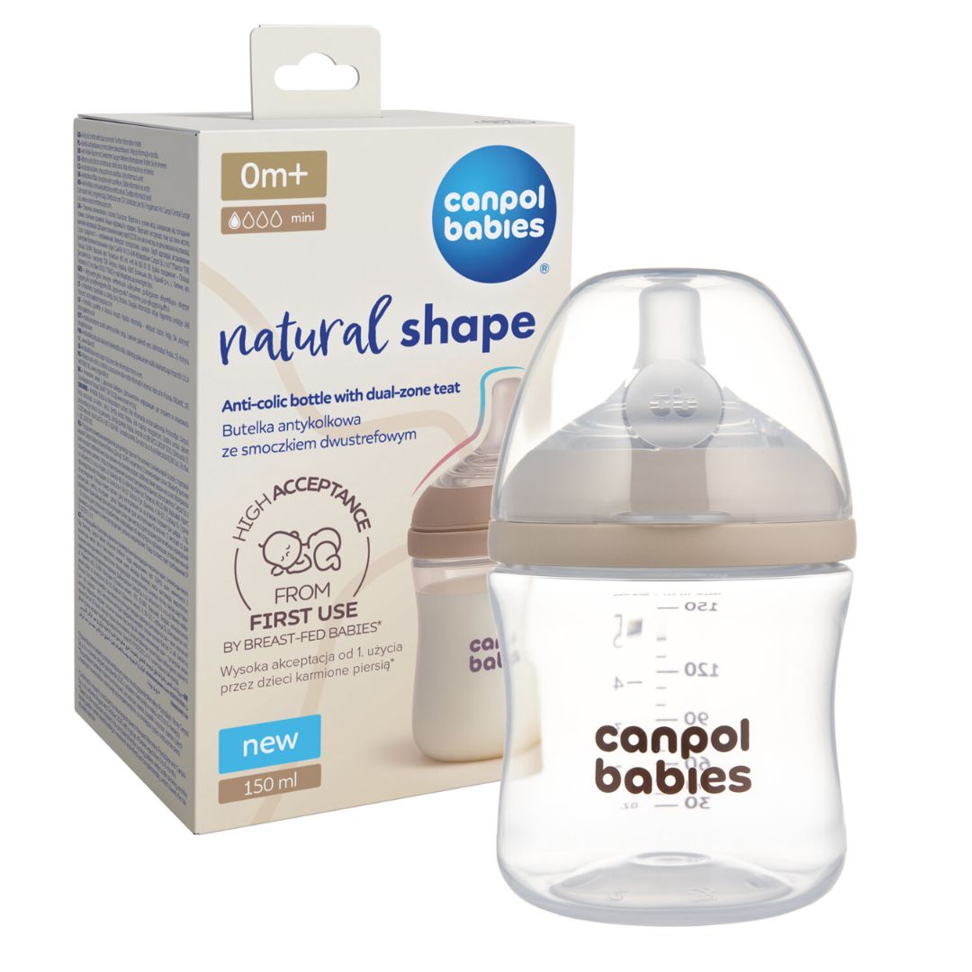 Canpol babies® Biberon Natural Shape 150 ml 2 pcs