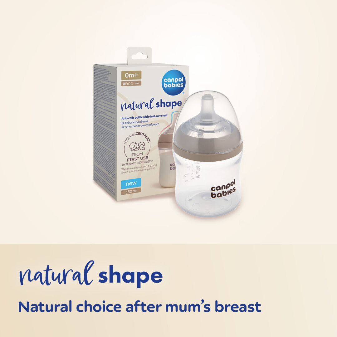 Canpol babies® Biberon Natural Shape 150 ml 2 pcs