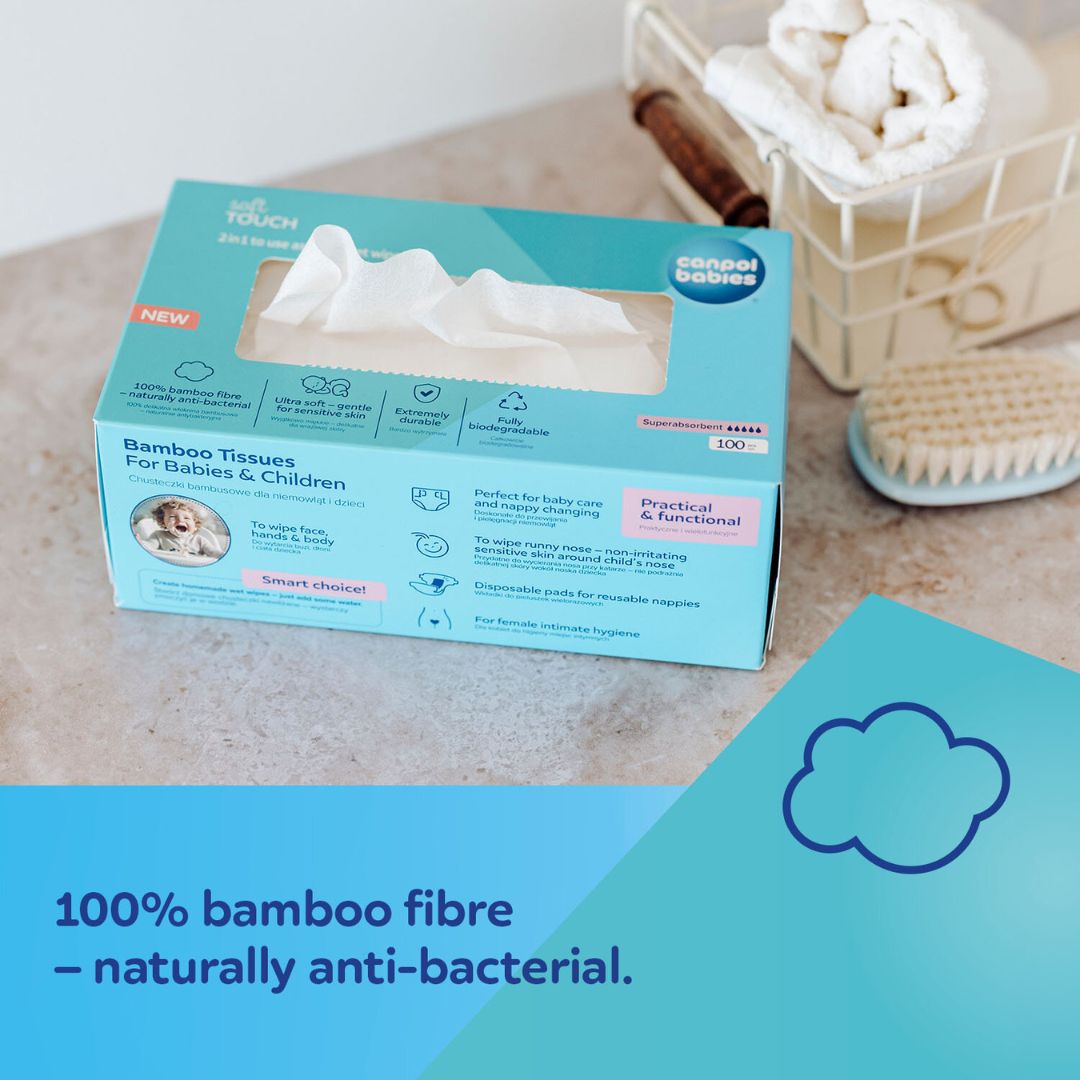 Canpol babies® Suhe bambusove maramice 100 kom