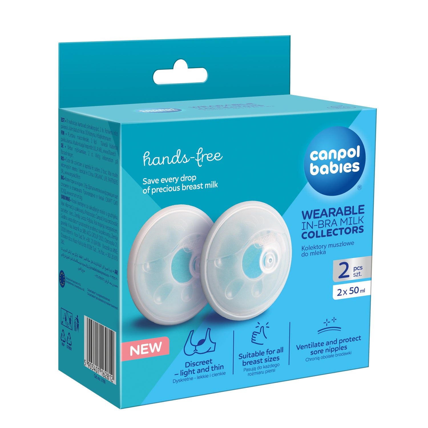 Canpol babies® Raccoglilatte 2 pz