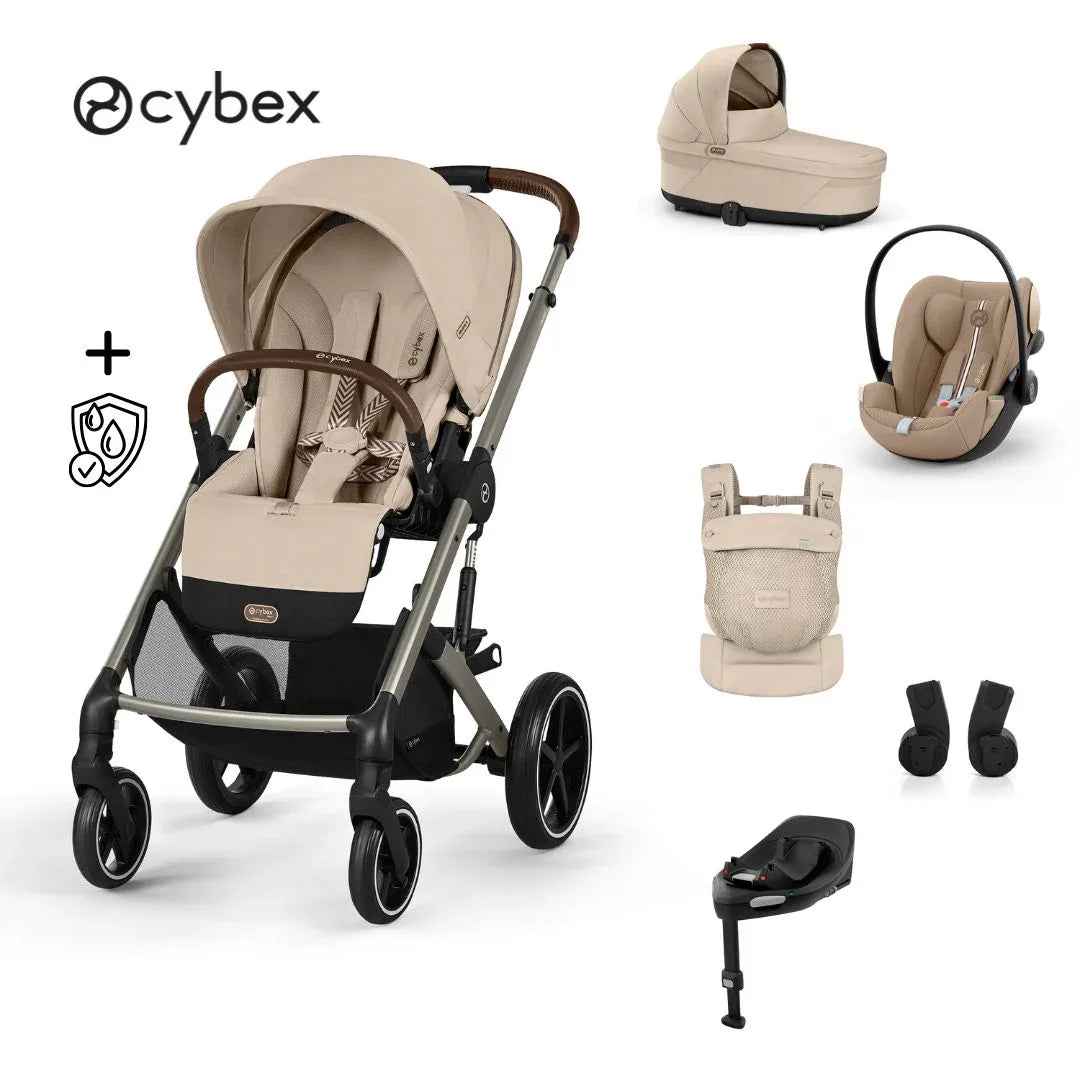 cybex balios s bag Cybex® 4-in-1 Stroller Balios S Lux + Amya Carrier + Cloud G Car Seat –  Evitas