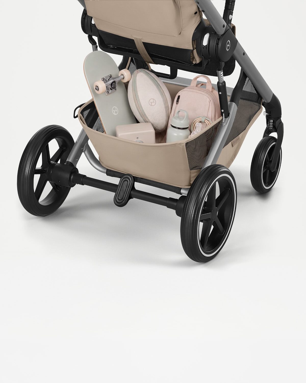 Cybex® Balios™ S Lux Stroller Almond Beige (Taupe Frame)