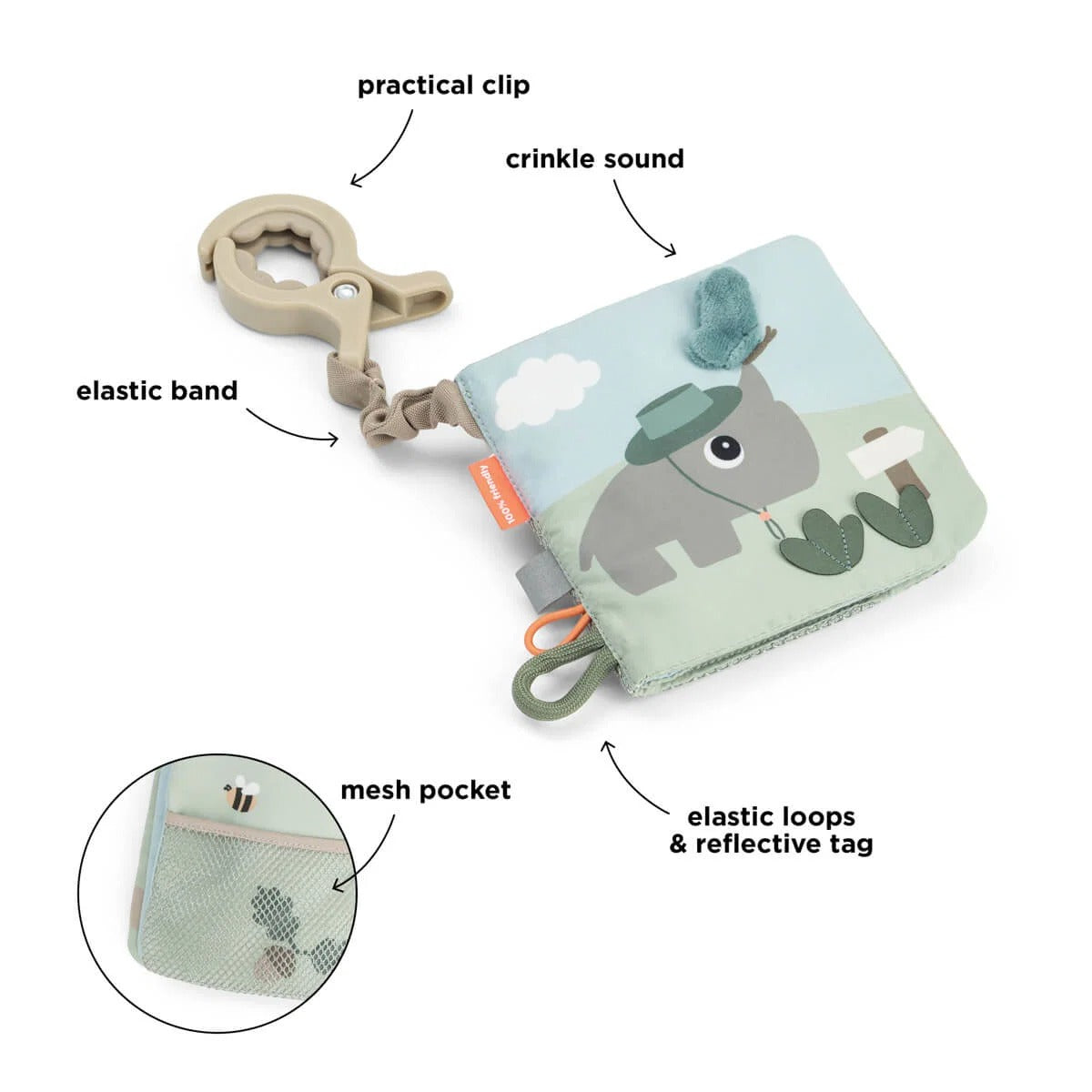 Done by Deer® To go activity book Tiny trails Colour mix – slika 6