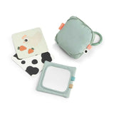 Done by Deer® Contrast Card Holder Tiny farm Green