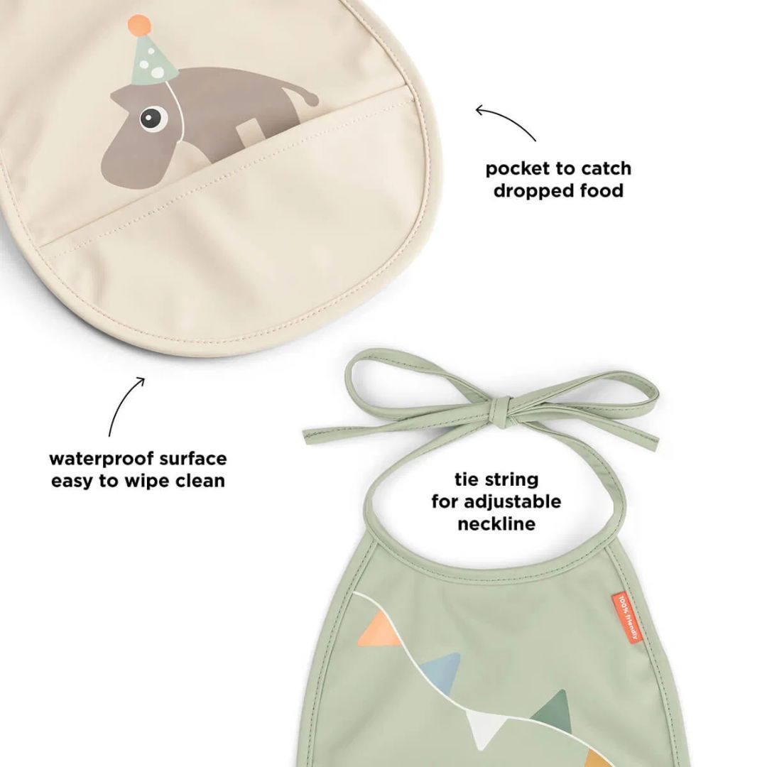 Done by Deer® Komplet 2 mini slinčkov Celebration Sand Done by Deer