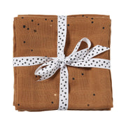 Done by Deer® Set di fasce per neonati Dreamy dots Mustard 120x120