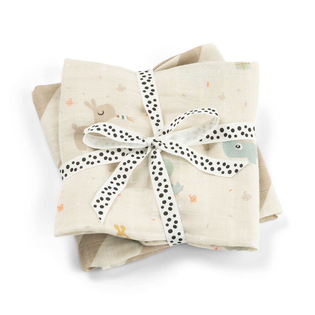 Done by Deer® Komplet tetra pleničk Celebration Sand 65x65 Done by Deer