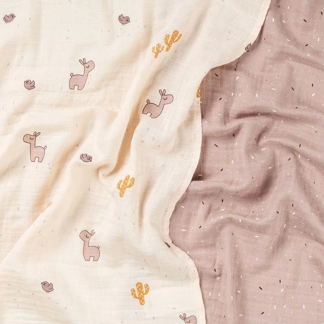 Done by Deer® Komplet tetra pleničk Lalee Powder 65x65 Done by Deer