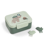 Done by Deer® Piccolo contenitore per snack con stecchini Tiny trails Green