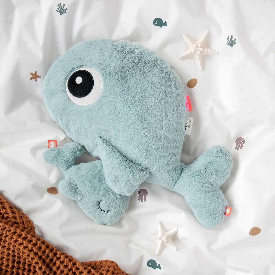Done by Deer® Piccolo amico di peluche Wally Blue