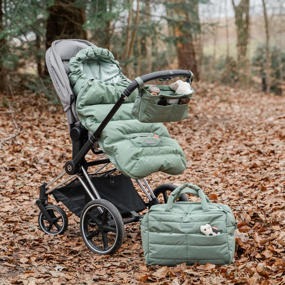 Done by Deer® Stroller organiser Green – slika 10