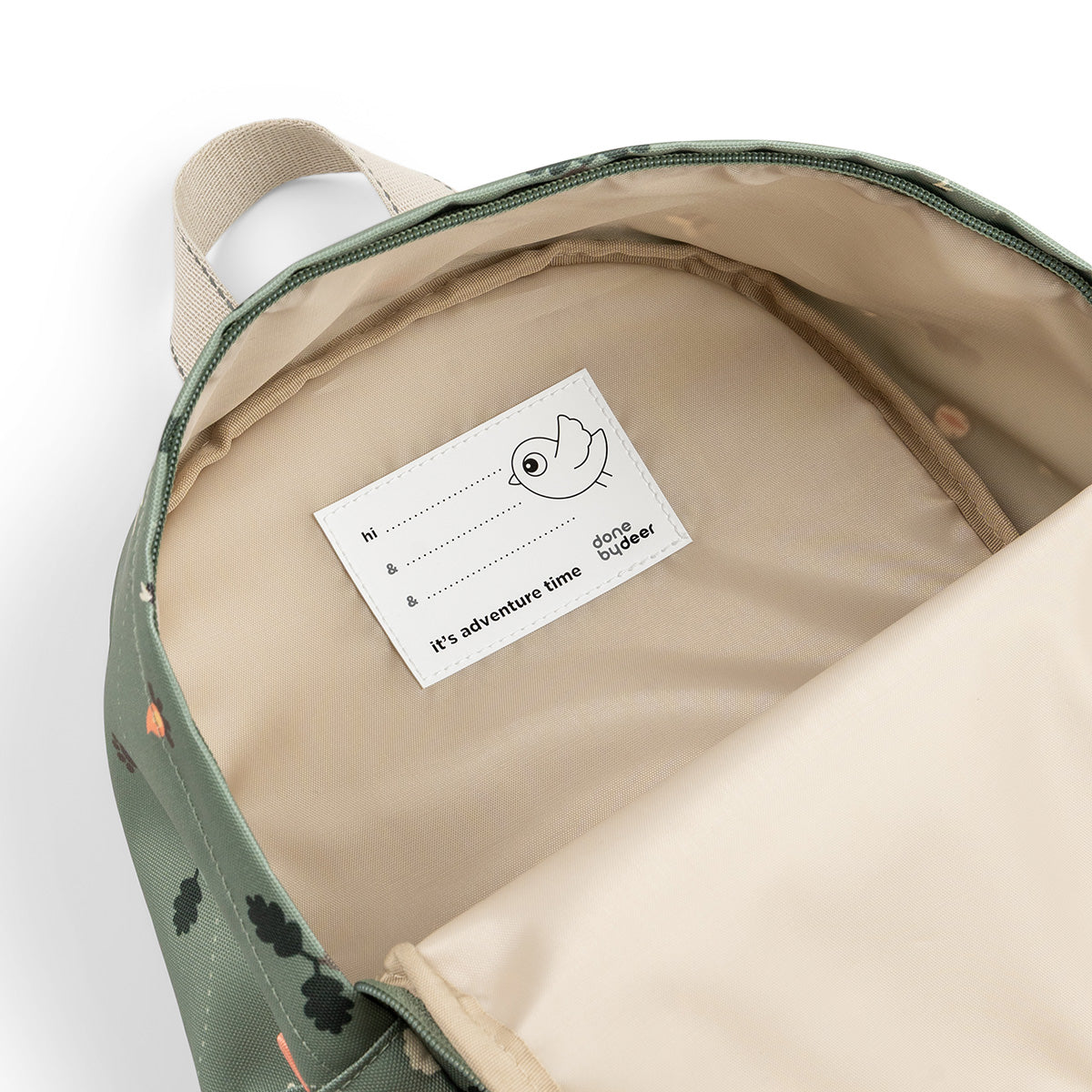 Done by Deer® Otroški nahrbtnik Tiny trails Green 7,5l Done by Deer