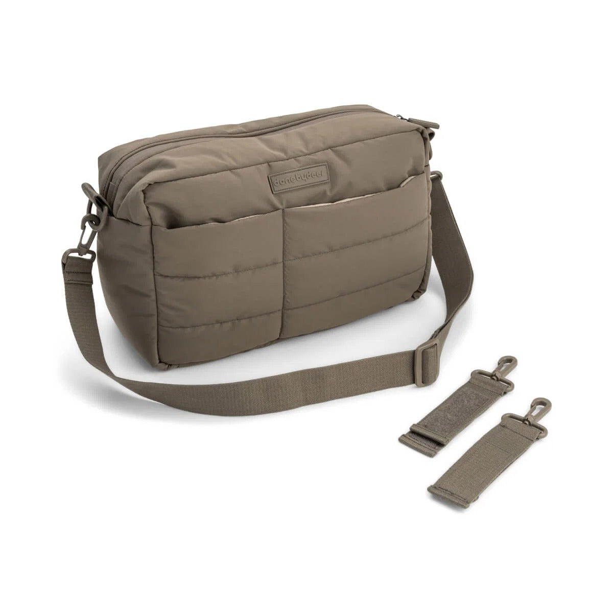 Done by Deer® Quilted stroller bag Taupe – slika 2