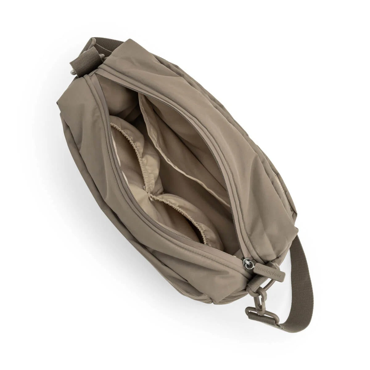 Done by Deer® Prešita torba za voziček Taupe – slika 4