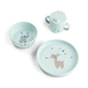 Done by Deer® Prvi jedilni set Foodie Celebration Blue Done by Deer