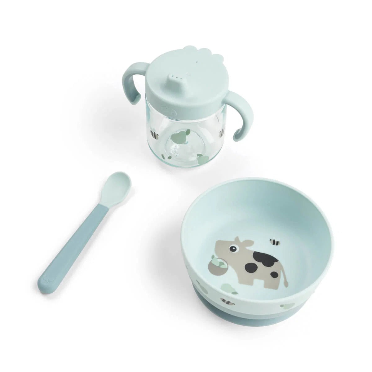 Done by Deer® Foodie weaning set Tiny farm Blue