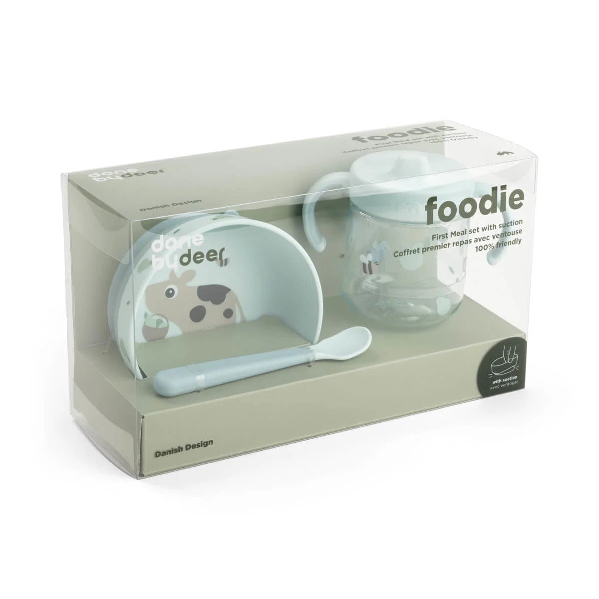 Done by Deer® Foodie weaning set Tiny farm Blue – slika 2