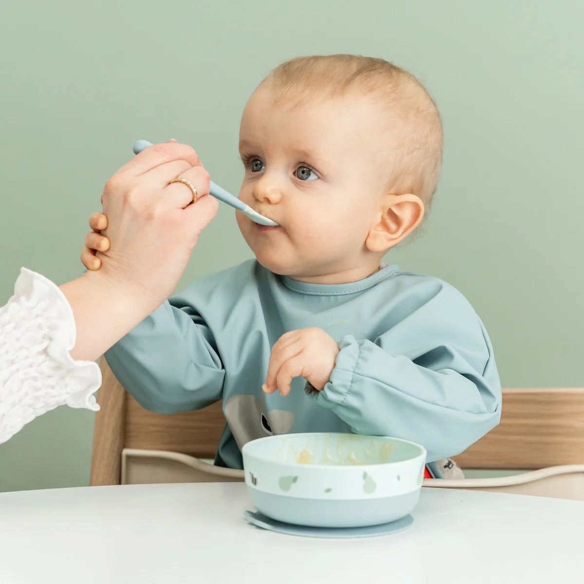 Done by Deer® Foodie weaning set Tiny farm Blue – slika 5