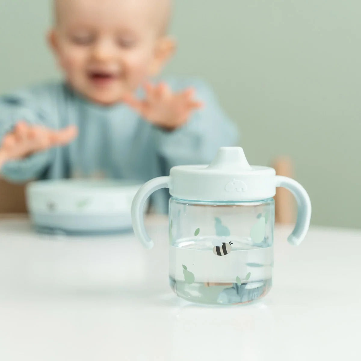 Done by Deer® Foodie weaning set Tiny farm Blue – slika 6