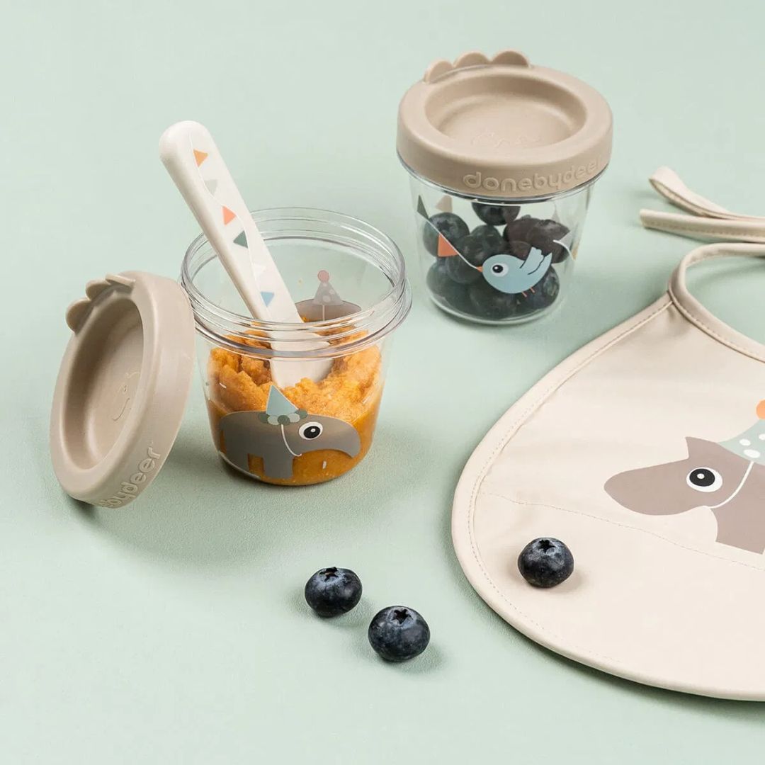 Done by Deer® Set 2 posodic za prigrizke Celebration Done by Deer