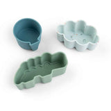 Done by Deer® Set 3 silikonska kalupa Happy Clouds Blue