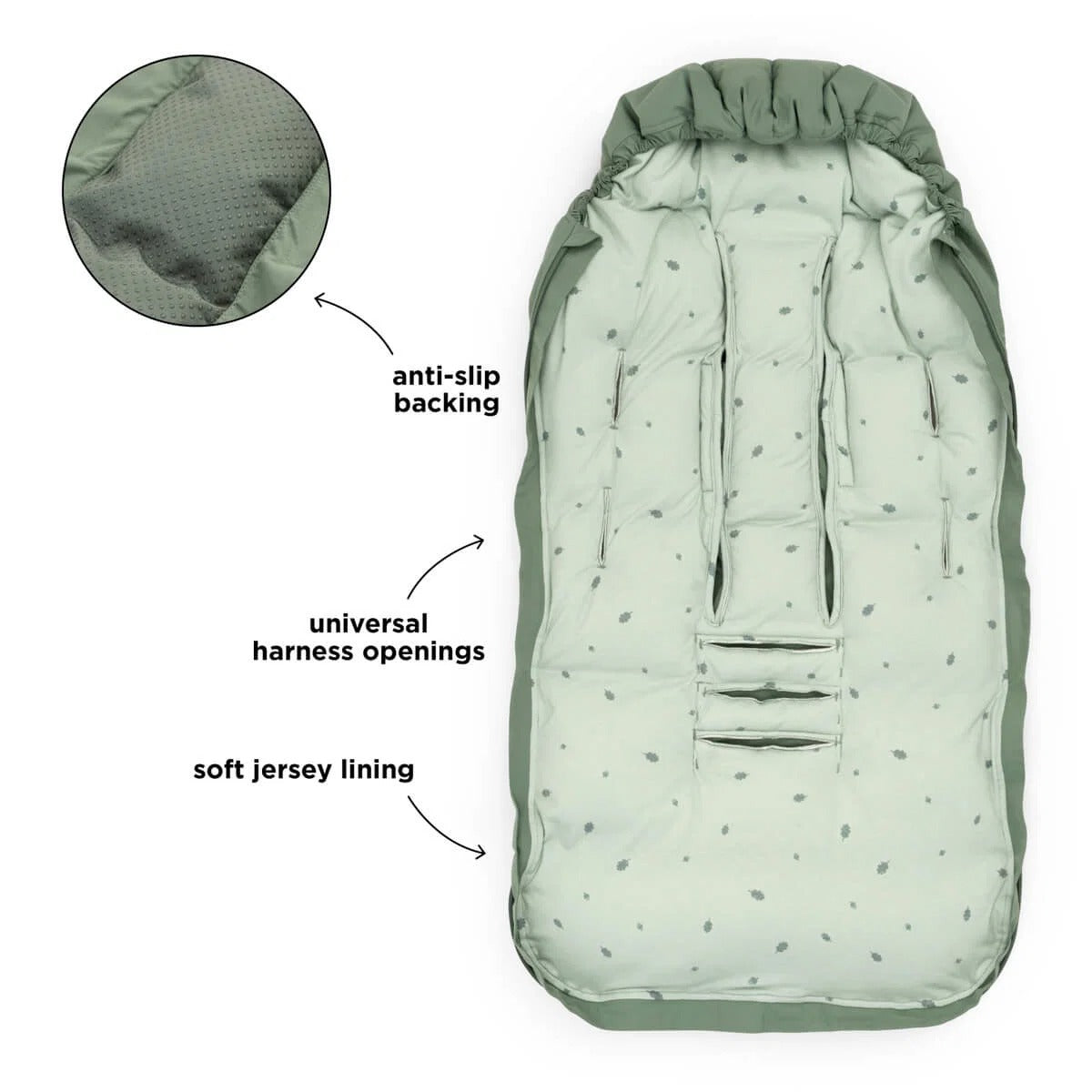 Done by Deer® Footmuff winter  Green – slika 9