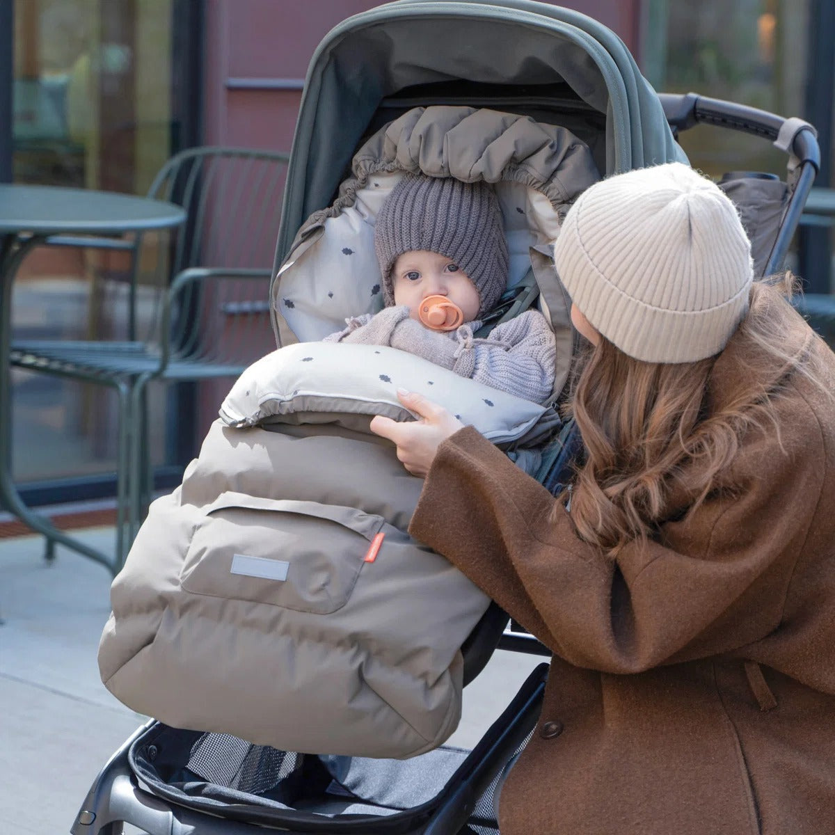 Done by Deer® Footmuff winter  Taupe – slika 12